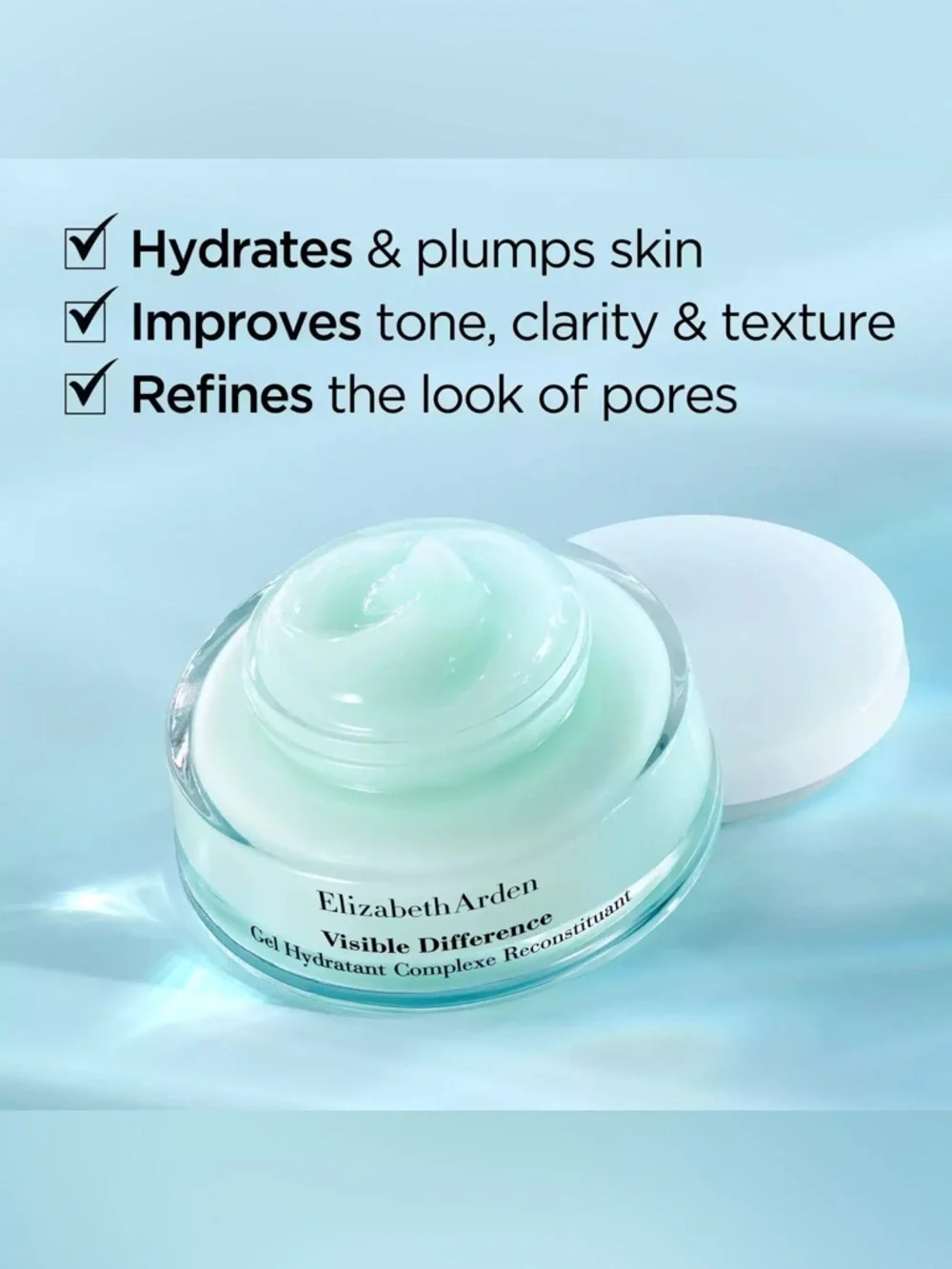 ✨ Elizabeth Arden Visible Difference Hydragel Complex 2.6 oz 🎀 BN Full Size